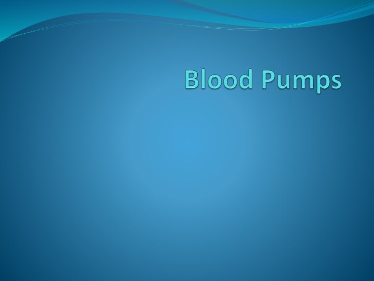 Blood pumps