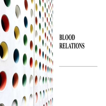 Blood relations