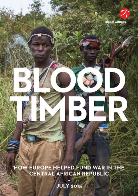BLOOD TIMBER WAR IN CENTRAL AFRICAN REPUBLIC