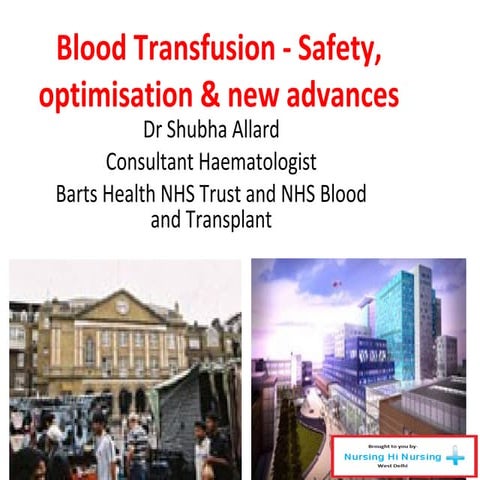 Blood transfusion