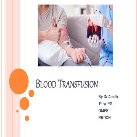 Blood transfusion