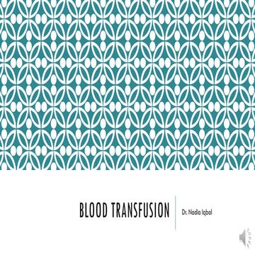 Blood transfusion as property of carbohydrates