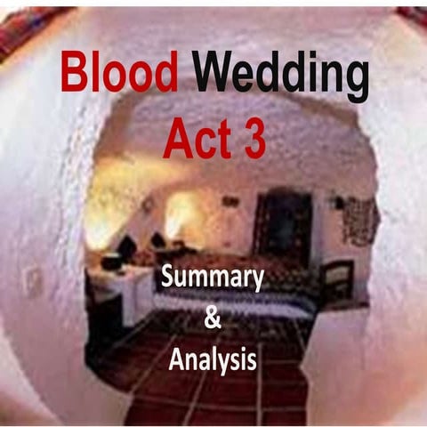 Blood Wedding Act 3 analysis