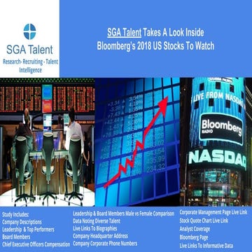SGA Talent Takes A Look Inside Bloomberg's 2018 Stocks To Watch | PDF