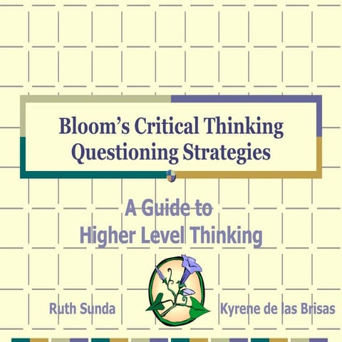 Bloom's Critical Thinking