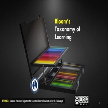 Bloom's Taxonomy and Instructional Design | PDF