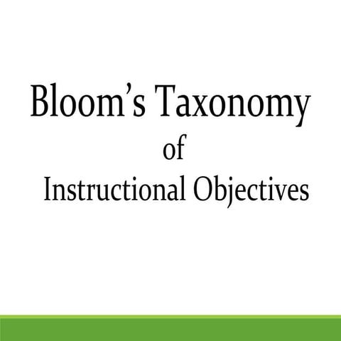Bloom taxonomy  dr shafqat ali
