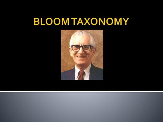 Bloom_Taxonomy | PPT