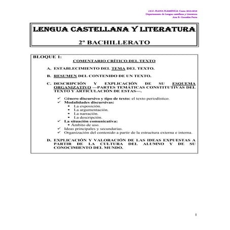 PRIMER TRIMESTRE BLOQUE 1