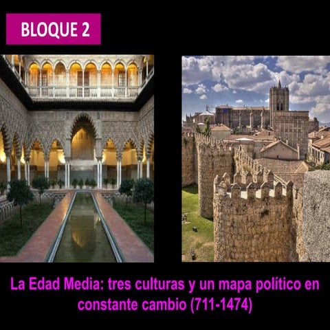 Bloque 2: La Edad Media: tres culturas y un mapa político en constante cambio (711-1474)
