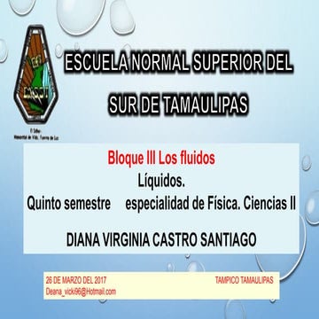 Propiedades de los Fluidos | PPTX