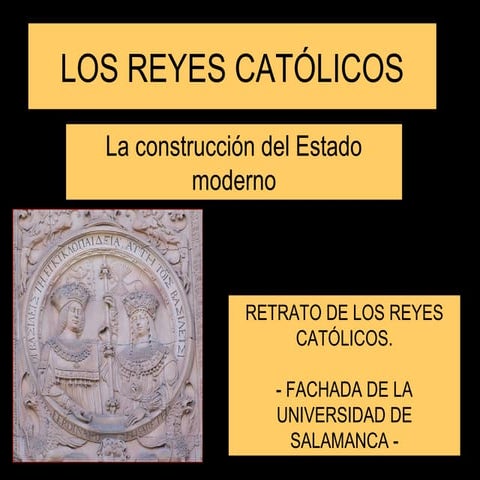 Bloque 3 Los Reyes Católicos