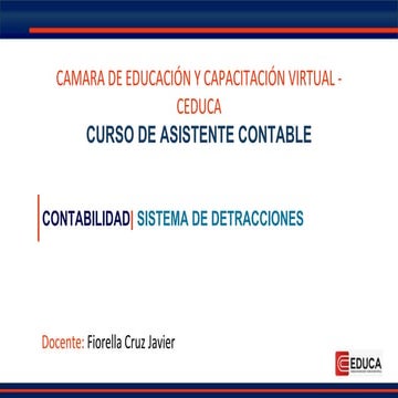 BLOQUE 4 DETRACCIONES - ASISTENTE CONTABLE