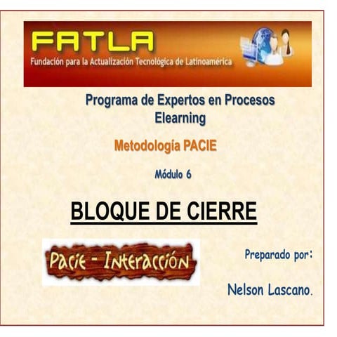 Bloquecierre Nelson lascano