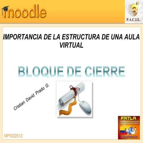 Bloque de cierre
