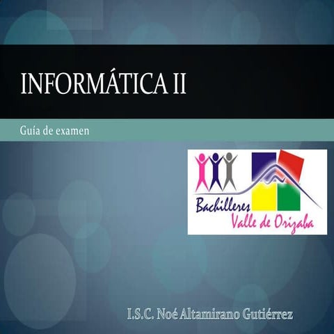 Bloque i guia informatica ii
