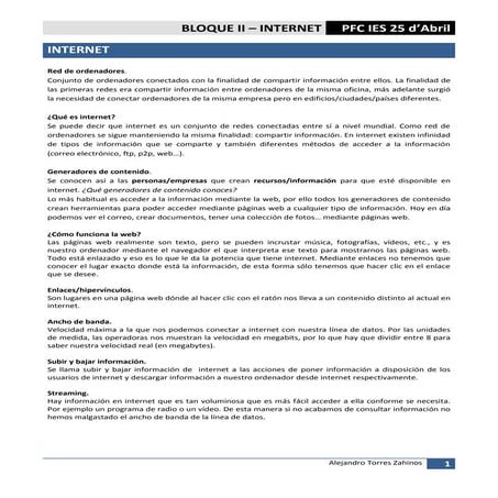 Bloque ii   internet