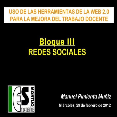 Bloque iii redes