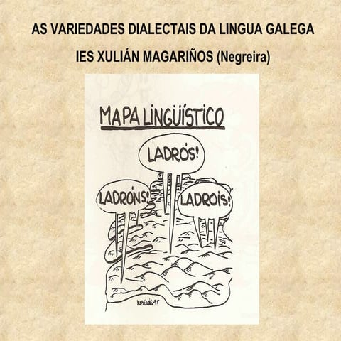 As variedades dialectais da lingua galega, por Noemí Pazó