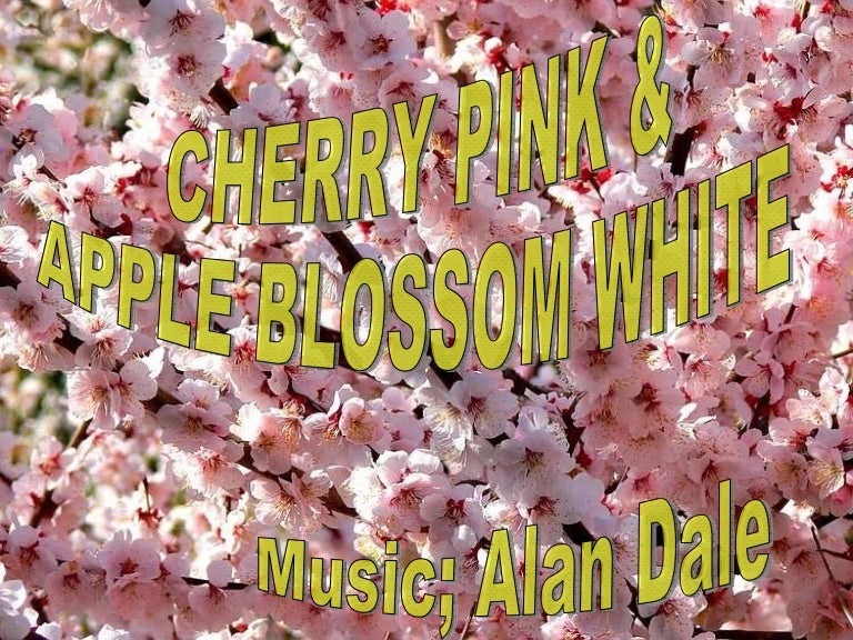 Cherry Pink and Apple Blossom White