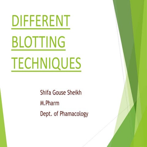 Blotting techniques1
