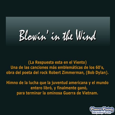 Blowing in-the-wind