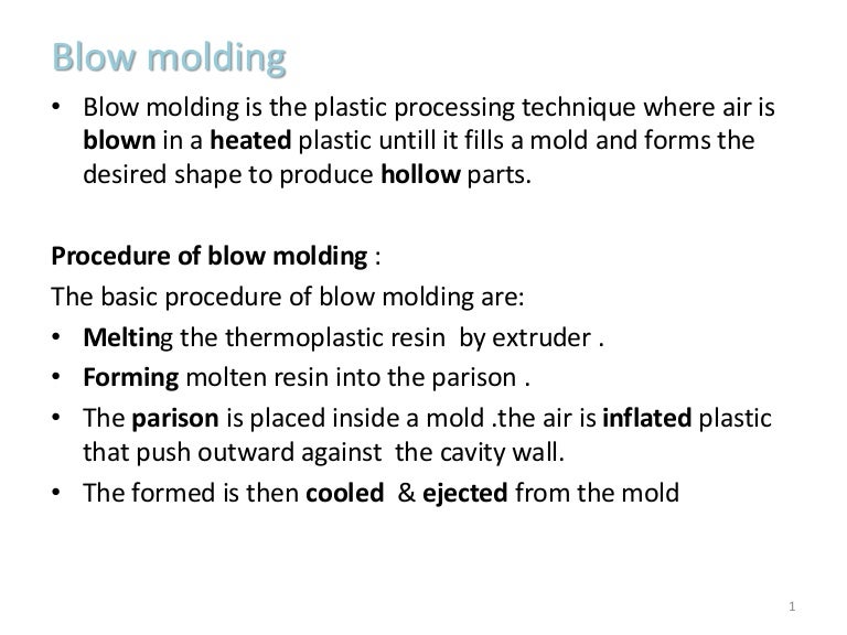 Blow molding