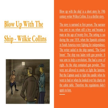 Blow Up With The Ship - Wilkie Collins.pptx