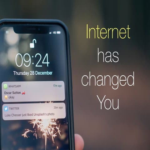 Changing User Behaviour on Internet. 