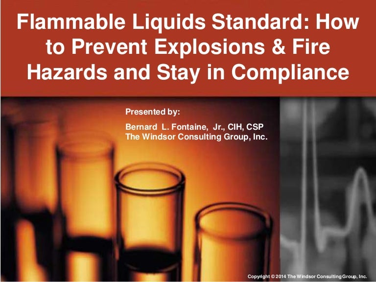 OSHA Compliance with Flammable and Combustible Liquids
