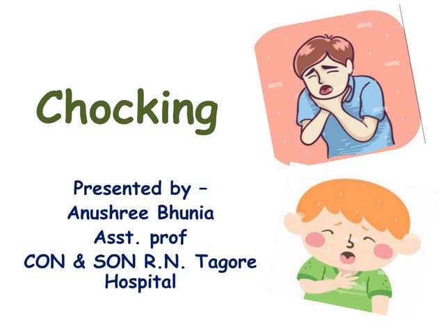 FOREIGN BODY AIRWAY OBSTRUCTION (CHOKING) | PPTX