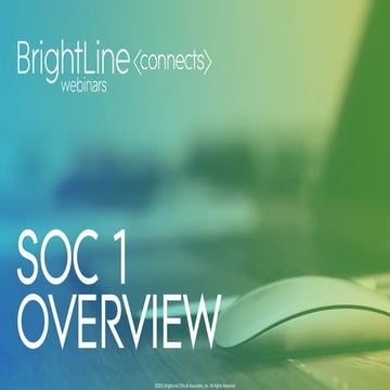 SOC 1 Overview