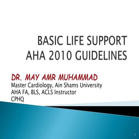 Basic life support training | PPTX