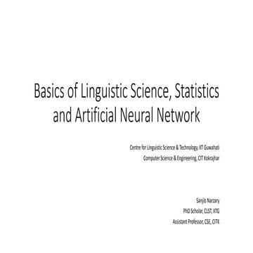 Statistics in linguistics 2014 | PDF
