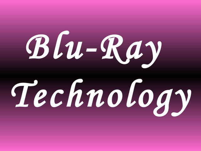 Blu ray