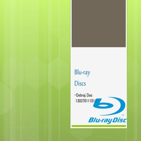 Blu rays | PPTX
