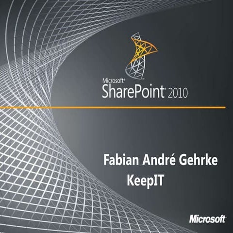 Introdução ao Sharepoint | PPTX