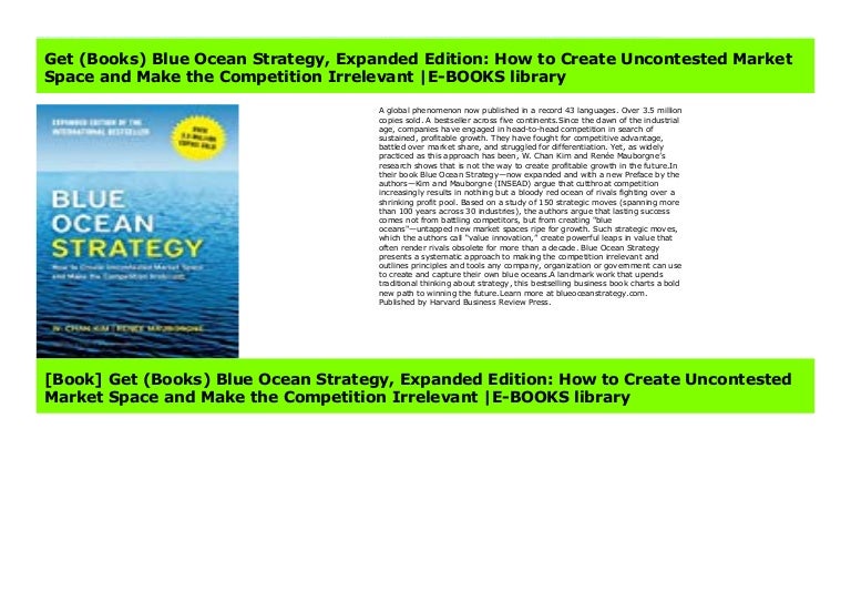 Get (Books) Blue Ocean Strategy, Expanded Edition How to Create Unco…