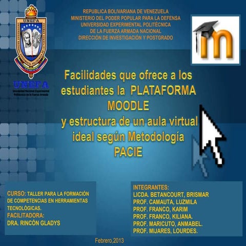 Plataforma Moodle, facilidades a los estudiantes y Aulas Virtuales