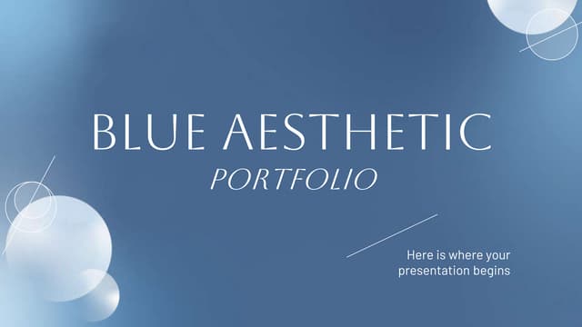 Blue Aesthetic Portfolio by Slidesgo.pptx