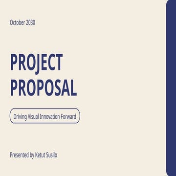 Driving Visual Innovation Forward: A Comprehensive Project Proposal for ...
