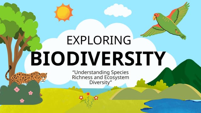 Biodiversity | PPTX