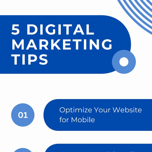 5 Digital Marketing Tips Boost your brand’s online presence | PDF
