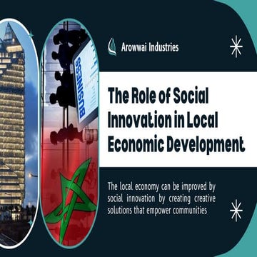 Blue and White Minimalist The Role of Social Innovation in Local ...