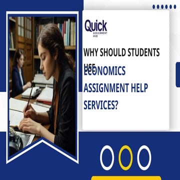 Why Should Students Consider Economics Assignment Help Services?