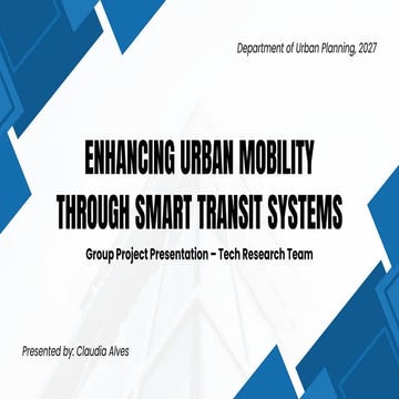 Enhancing Urban Mobility with Smart Transit Systems: A Data-Driven ...