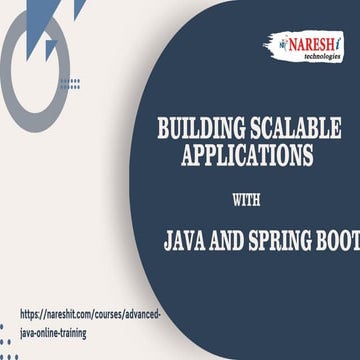 Building Scalable Applications with Java and Spring Boot | PPT