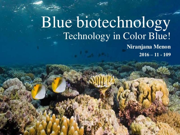 Blue biotechnology