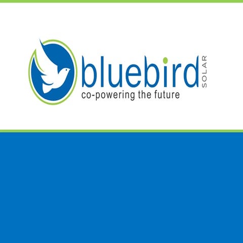 Blue birdsolar