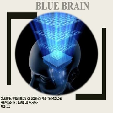 Blue brain technology | PPTX